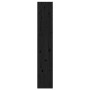 Estantería/divisor de espacios madera pino negro 60x30x167,5 cm