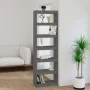 Gray pine wood shelving/space divider 60x30x199.5 cm by vidaXL, Bookcases and shelves - Ref: Foro24-808180, Price: 95,59 €, D...