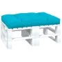 Turquoise fabric cushion for pallets 120x80x12 cm by vidaXL, Cushions for chairs and sofas - Ref: Foro24-360534, Price: 57,08...