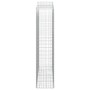 Gabion baskets 4 pcs arc shape iron 200x50x220/240 cm by vidaXL, Pots and planters - Ref: Foro24-3145768, Price: 615,88 €, Di...