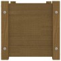 Honigbrauner Pflanzkasten aus massivem Kiefernholz, 60 x 31 x 31 cm von vidaXL, Töpfe und Pflanzgefäße - Ref: Foro24-810710, ...