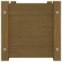 Jardinera de madera maciza de pino marrón miel 60x31x31 cm de vidaXL, Maceteros y jardineras - Ref: Foro24-810710, Precio: 42...