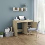 Schreibtisch aus Sonoma-Eichensperrholz, 100 x 50 x 76 cm von vidaXL, Schreibtische - Ref: Foro24-801799, Preis: 83,27 €, Rab...