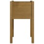 Honey brown solid pine wood planter 40x40x70 cm by vidaXL, Pots and planters - Ref: Foro24-810795, Price: 31,23 €, Discount: %