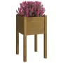 Planters 2 pcs solid honey brown pine wood 40x40x70 cm by vidaXL, Pots and planters - Ref: Foro24-810796, Price: 45,12 €, Dis...
