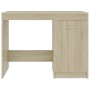 Schreibtisch aus Sonoma-Eichensperrholz, 100 x 50 x 76 cm von vidaXL, Schreibtische - Ref: Foro24-801799, Preis: 83,27 €, Rab...