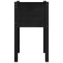 Solid black pine wood planter 40x40x70 cm by vidaXL, Pots and planters - Ref: Foro24-810797, Price: 27,35 €, Discount: %