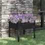 Solid black pine wood planter 70x70x70 cm by vidaXL, Pots and planters - Ref: Foro24-810817, Price: 46,26 €, Discount: %