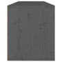 Grauer Wandschrank aus massivem Kiefernholz, 100 x 30 x 35 cm von vidaXL, Regale und Regale - Ref: Foro24-813469, Preis: 66,4...