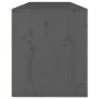 Gray solid pine wood wall cabinet 100x30x35 cm by vidaXL, Shelves and shelves - Ref: Foro24-813469, Price: 65,62 €, Discount: %