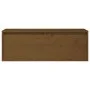 Massives Kiefernholz-Wandregal in Honigbraun 100x30x35 cm von vidaXL, Regale und Regale - Ref: Foro24-813471, Preis: 64,99 €,...