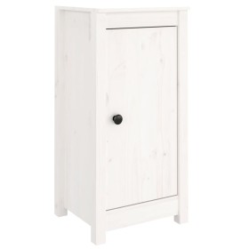 Sideboard aus massivem weißem Kiefernholz, 40 x 35 x 80 cm von vidaXL, Sideboards - Ref: Foro24-813726, Preis: 70,01 €, Rabat...
