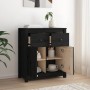 Solid black pine wood sideboard 70x35x80 cm by vidaXL, Sideboards - Ref: Foro24-813753, Price: 141,21 €, Discount: %