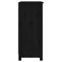 Solid black pine wood sideboard 70x35x80 cm by vidaXL, Sideboards - Ref: Foro24-813753, Price: 139,15 €, Discount: %