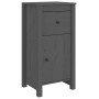 Solid gray pine wood sideboard 40x35x80 cm by vidaXL, Sideboards - Ref: Foro24-813758, Price: 62,91 €, Discount: %