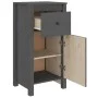 Solid gray pine wood sideboard 40x35x80 cm by vidaXL, Sideboards - Ref: Foro24-813758, Price: 62,27 €, Discount: %
