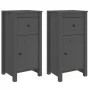 Sideboards 2 Stk. massives Kiefernholz grau 40x35x80 cm von vidaXL, Sideboards - Ref: Foro24-813759, Preis: 87,50 €, Rabatt: %
