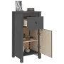 Display cabinets 2 units solid pine wood gray 40x35x80 cm by vidaXL, Sideboards - Ref: Foro24-813759, Price: 87,50 €, Discoun...