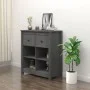 Sideboard aus massivem grauem Kiefernholz, 70 x 35 x 80 cm von vidaXL, Sideboards - Ref: Foro24-813766, Preis: 77,22 €, Rabat...