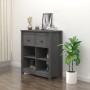 Solid gray pine wood sideboard 70x35x80 cm by vidaXL, Sideboards - Ref: Foro24-813766, Price: 78,05 €, Discount: %