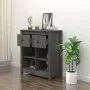 Sideboard aus massivem grauem Kiefernholz, 70 x 35 x 80 cm von vidaXL, Sideboards - Ref: Foro24-813766, Preis: 77,22 €, Rabat...