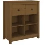 Solid pine wood sideboard in honey brown color, 70x35x80 cm by vidaXL, Sideboards - Ref: Foro24-813767, Price: 73,17 €, Disco...