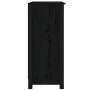 Aparador de madera maciza de pino negro 70x35x80 cm de vidaXL, Aparadores - Ref: Foro24-813768, Precio: 65,62 €, Descuento: %