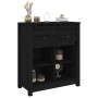 Solid black pine wood sideboard 70x35x80 cm by vidaXL, Sideboards - Ref: Foro24-813768, Price: 65,62 €, Discount: %