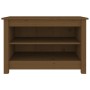 Schuhbank aus massivem honigbraunem Kiefernholz, 70 x 38 x 45,5 cm von vidaXL, Schuhregale und Schuhorganisatoren - Ref: Foro...