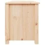 Banco zapatero de madera maciza de pino 110x38x45,5 cm de vidaXL, Zapateros y organizadores de calzado - Ref: Foro24-813774, ...