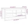 Shoe bench solid honey brown pine wood 110x38x45.5 cm by vidaXL, Shoe racks and shoe organizers - Ref: Foro24-813777, Price: ...