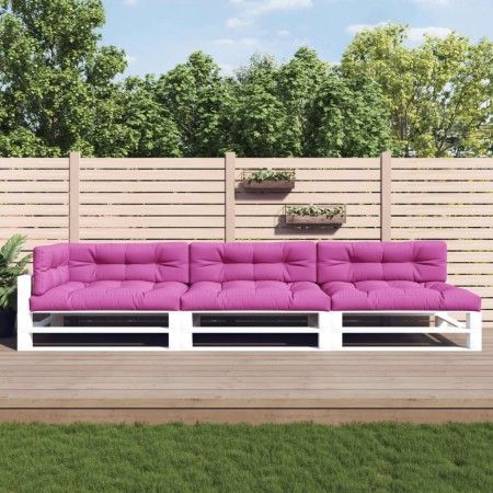 Palettenkissen 7 Stück rosa Stoff von vidaXL, Kissen für Stühle und Sofas - Ref: Foro24-3188923, Preis: 229,50 €, Rabatt: %