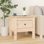 Side table 2 units of solid pine wood 40x40x39 cm by vidaXL, Side tables - Ref: Foro24-813785, Price: 70,79 €, Discount: %