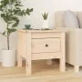 Side table 2 units of solid pine wood 40x40x39 cm by vidaXL, Side tables - Ref: Foro24-813785, Price: 70,02 €, Discount: %