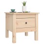 Side table 2 units of solid pine wood 40x40x39 cm by vidaXL, Side tables - Ref: Foro24-813785, Price: 70,79 €, Discount: %