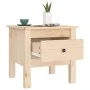 Side table 2 units of solid pine wood 40x40x39 cm by vidaXL, Side tables - Ref: Foro24-813785, Price: 70,02 €, Discount: %
