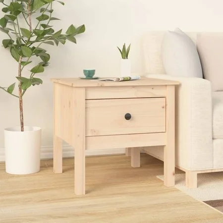Beistelltisch aus massivem Kiefernholz, 50 x 50 x 49 cm von vidaXL, Seitentische - Ref: Foro24-813794, Preis: 48,87 €, Rabatt: %