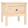 Solid pine wood side table 50x50x49 cm by vidaXL, Side tables - Ref: Foro24-813794, Price: 48,92 €, Discount: %