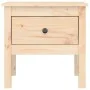 Solid pine wood side table 50x50x49 cm by vidaXL, Side tables - Ref: Foro24-813794, Price: 48,92 €, Discount: %