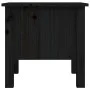 Side table 2 pcs of solid black pine wood 40x40x39 cm by vidaXL, Side tables - Ref: Foro24-813793, Price: 45,12 €, Discount: %