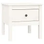 Side table 2 pcs solid white pine wood 50x50x49 cm by vidaXL, Side tables - Ref: Foro24-813797, Price: 60,16 €, Discount: %