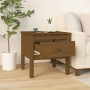 Beistelltisch aus massivem Kiefernholz honigbraun 50x50x49 cm von vidaXL, Seitentische - Ref: Foro24-813800, Preis: 39,65 €, ...