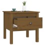Beistelltisch aus massivem Kiefernholz honigbraun 50x50x49 cm von vidaXL, Seitentische - Ref: Foro24-813800, Preis: 39,65 €, ...