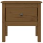 Beistelltisch aus massivem Kiefernholz honigbraun 50x50x49 cm von vidaXL, Seitentische - Ref: Foro24-813800, Preis: 39,65 €, ...