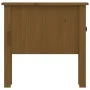 Solid pine wood side table in honey brown color, measuring 50x50x49 cm. by vidaXL, Side tables - Ref: Foro24-813800, Price: 3...