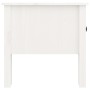 Beistelltisch 2 Stück aus massivem weißem Kiefernholz 50x50x49 cm von vidaXL, Seitentische - Ref: Foro24-813797, Preis: 60,16...