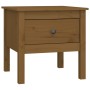 Side table 2 pcs solid pine wood honey brown 50x50x49 cm by vidaXL, Side tables - Ref: Foro24-813801, Price: 60,16 €, Discoun...