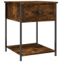 Nachttisch aus geräuchertem Eichenholzwerkstoff, 44 x 45 x 58 cm von vidaXL, Nachttische - Ref: Foro24-825847, Preis: 40,58 €...