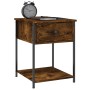 Nachttisch aus geräuchertem Eichenholzwerkstoff, 44 x 45 x 58 cm von vidaXL, Nachttische - Ref: Foro24-825847, Preis: 40,58 €...