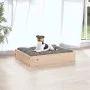 Hundebett aus massivem Kiefernholz 51,5x44x9 cm von vidaXL, Betten für Hunde - Ref: Foro24-820846, Preis: 25,94 €, Rabatt: %